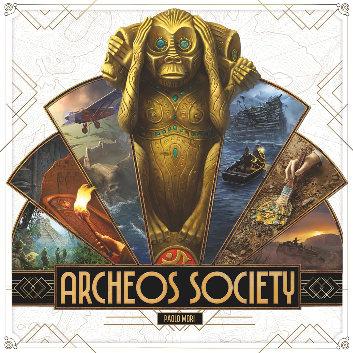 Space Cowboys | Archeos Society | Board Game | Ages 12+ | 2-6 Players | 60 Minutes Playing Time