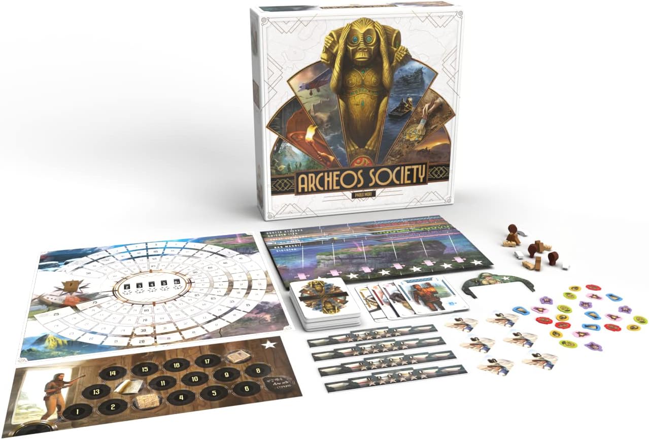 Space Cowboys | Archeos Society | Board Game | Ages 12+ | 2-6 Players | 60 Minutes Playing Time