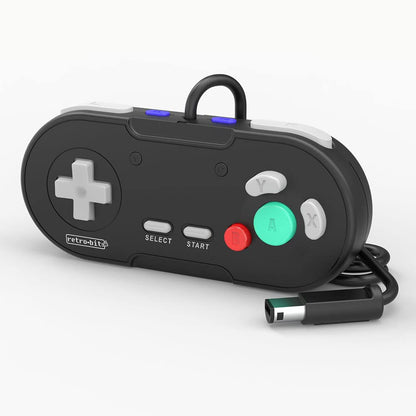 Retro-Bit Legacy GC Wired Controller - for Gamecube & Wii - Black