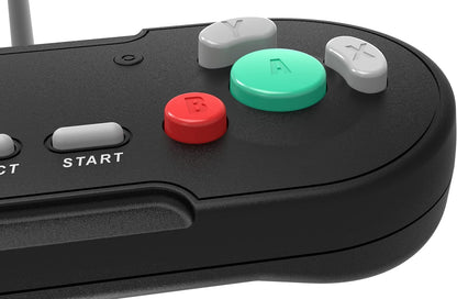Retro-Bit Legacy GC Wired Controller - for Gamecube & Wii - Black