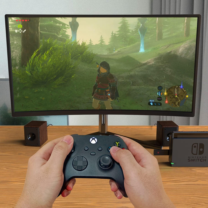 MAYFLASH MAGIC NS 2 Wireless Bluetooth USB Adapter for Switch/Switch OLED, Windows, Raspberry Pi, Compatible with Xbox Series X & S Controller, Xbox One Bluetooth Controller, PS5 Controller and more