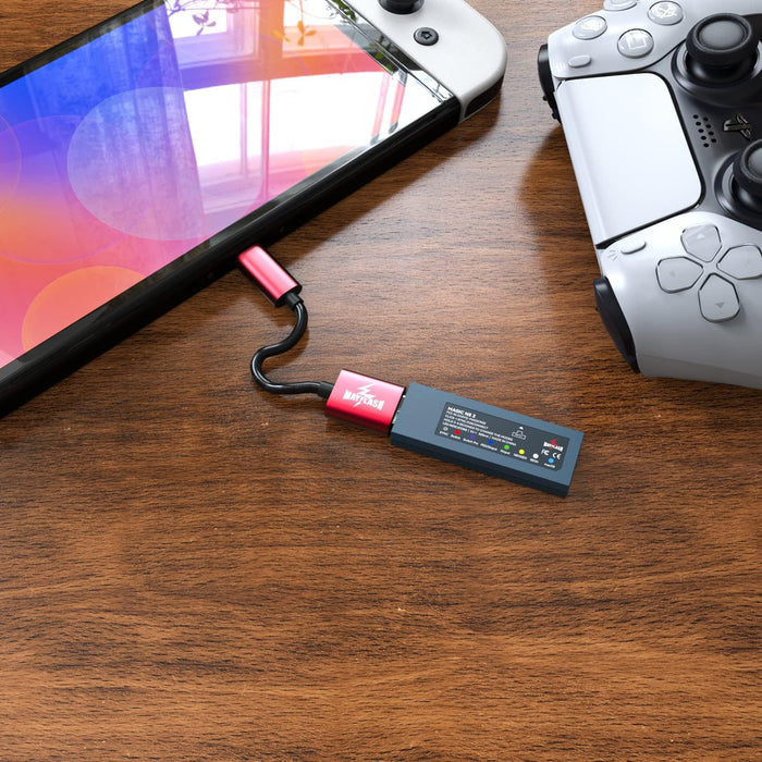 MAYFLASH MAGIC NS 2 Wireless Bluetooth USB Adapter for Switch/Switch OLED, Windows, Raspberry Pi, Compatible with Xbox Series X & S Controller, Xbox One Bluetooth Controller, PS5 Controller and more