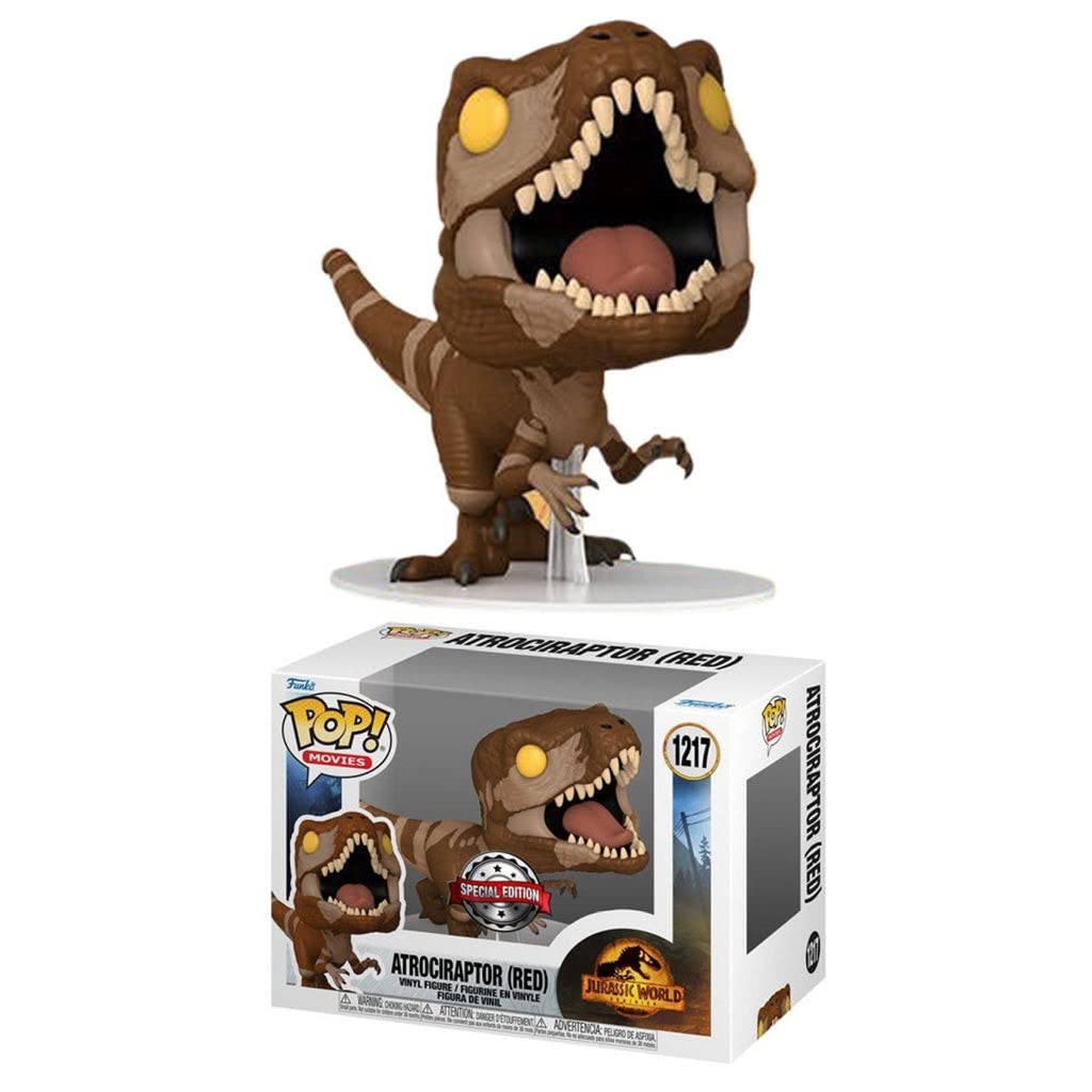 POP JURASSIC WORLD 3 Movies N° 1217 - Atrociraptor Rouge
