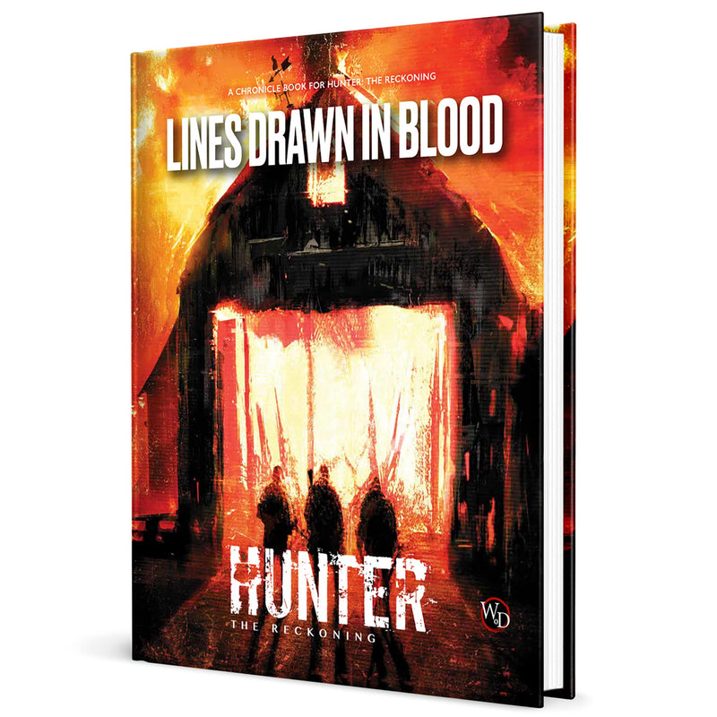 HUNTER RECKONING RPG LINES DRAWN IN BLOOD CHRONICLE BOOK HC