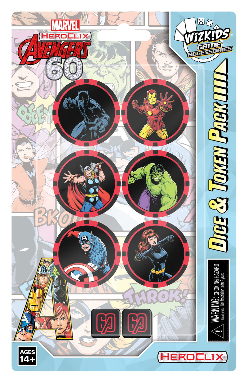Marvel HeroClix: Avengers 60th Anniversary (Dice and Token Pack