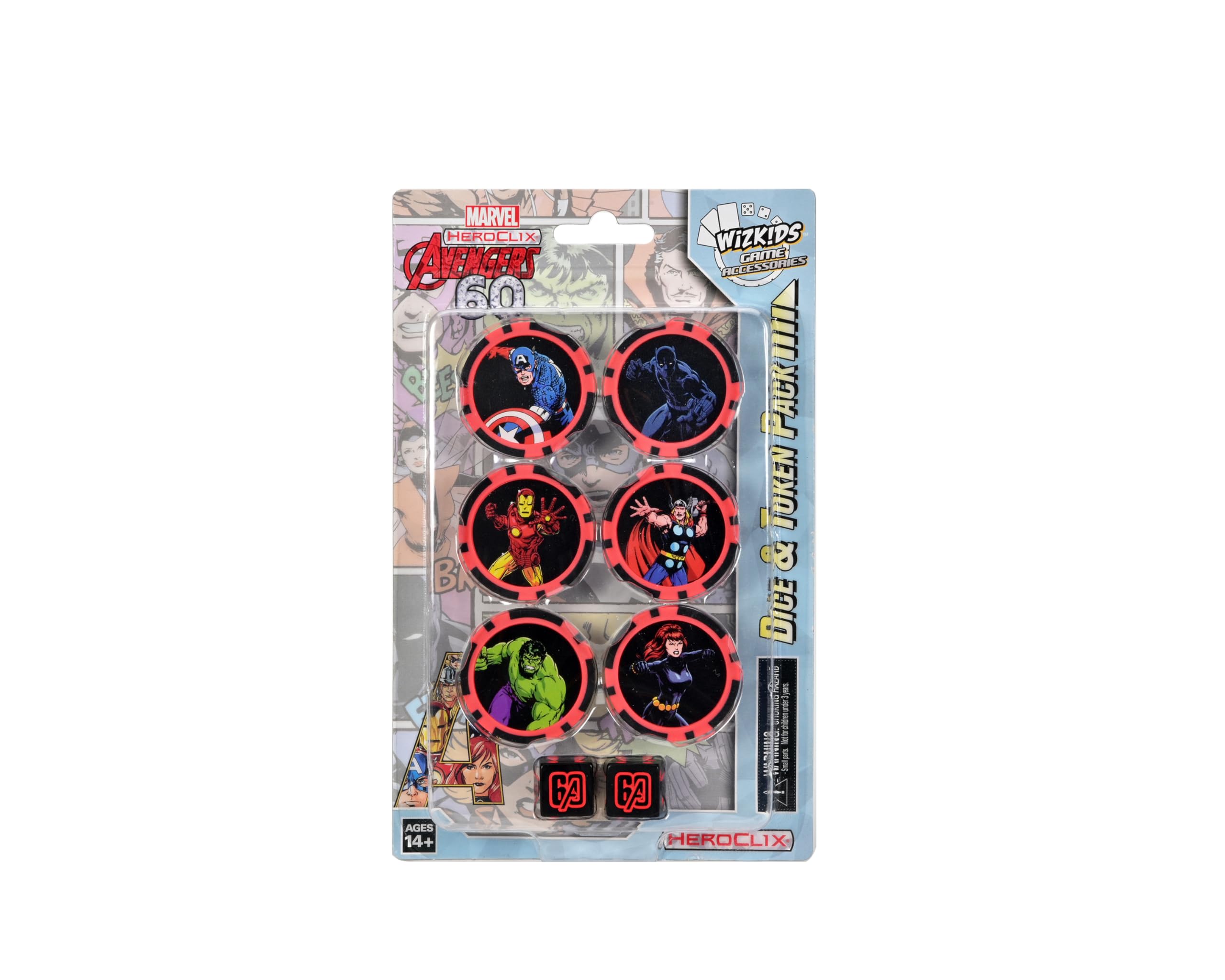 Marvel HeroClix: Avengers 60th Anniversary (Dice and Token Pack