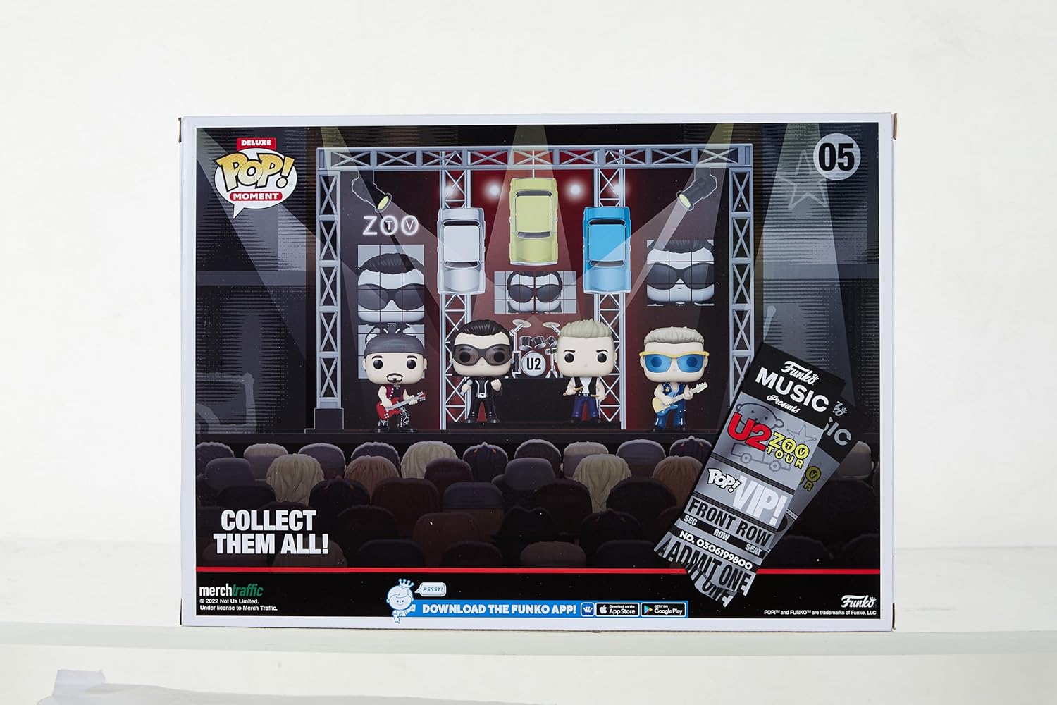 Funko Pop! Moments Deluxe: U2 - Daisy - Zoo TV Tour - (1993) Stage - Collectable Vinyl Figure - Gift Idea - Official Merchandise - Toys for Kids & Adults - Music Fans - Model Figure for Collectors