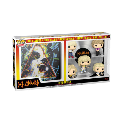Funko Knal! Deluxe albums: Def Leppard - Joe Elliott, Rick Allen, Rick Savage, Steve Clark & Phil Collen (Hysteria Tour 1987) (speciale editie) #37 vinylfiguur