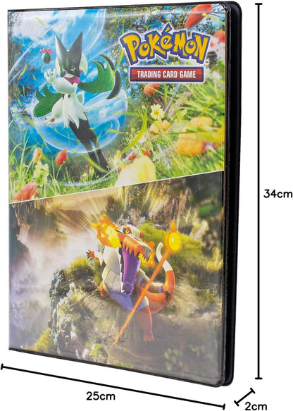 Pokemon Scarlet & Violet Skeledirge, Meowscarada, & Quaquaval 9-Pocket Portfolio