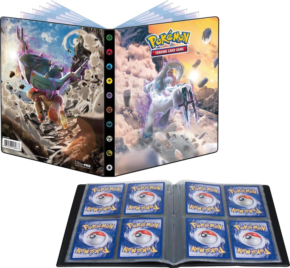 Pokémon 16067 Capacité Cartes Ecarlate et Evolution à Paldéa Pokemon, Ultra Pro Scarlet and Violet Series 2 (EV02): Portfolio-Capacity: 80 Board Game | Trading Cards | Ages 6 and Up, Multicolored