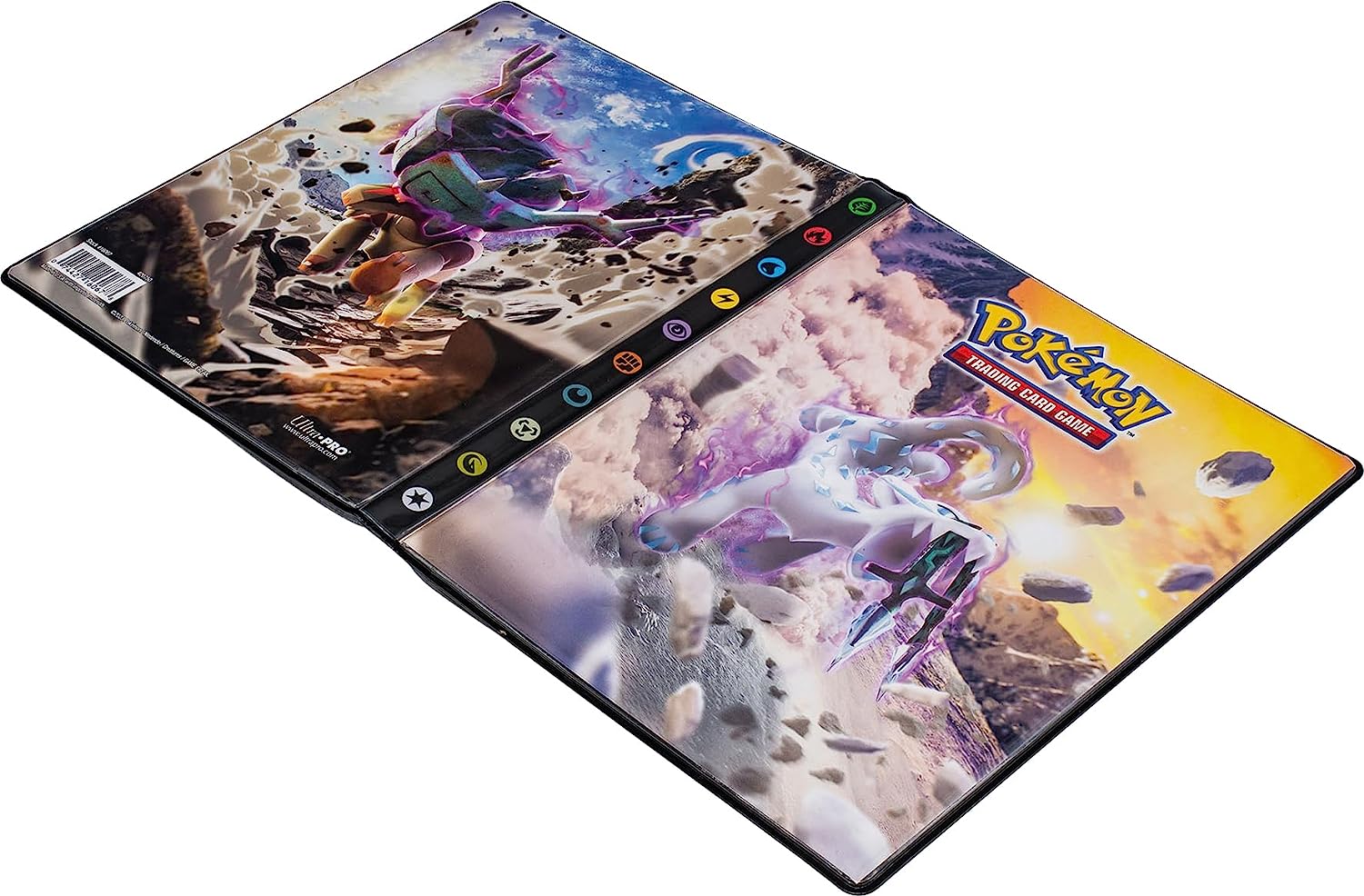Pokémon 16067 Capacité Cartes Ecarlate et Evolution à Paldéa Pokemon, Ultra Pro Scarlet and Violet Series 2 (EV02): Portfolio-Capacity: 80 Board Game | Trading Cards | Ages 6 and Up, Multicolored