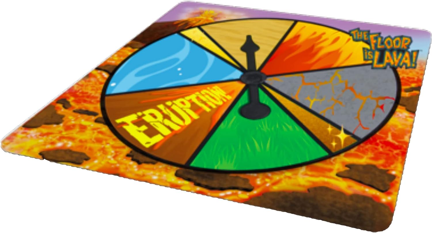 Floor is Lava Outdoor Edition, Outdoor Game, Interaction Game between Children and Adults, Stimulates Physical Activity, ages five and older