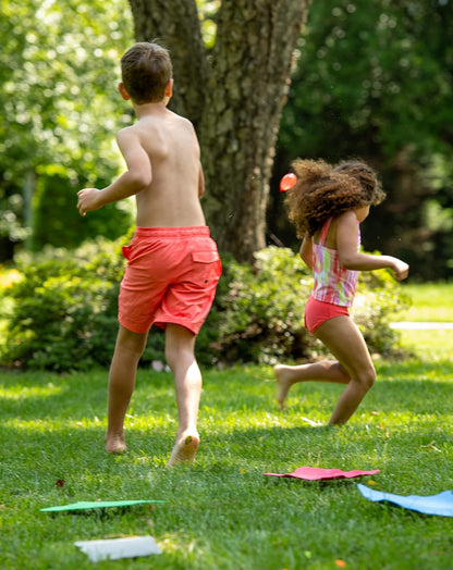 Floor is Lava Outdoor Edition, Outdoor Game, Interaction Game between Children and Adults, Stimulates Physical Activity, ages five and older