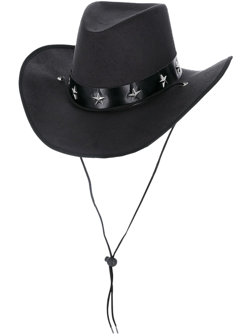 Smiffys Black Western Cowboy Hat