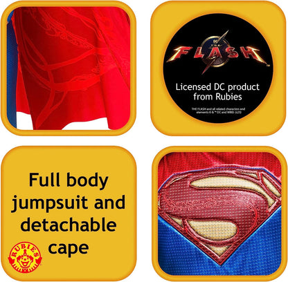 Rubies Official DC Comics Flash The Movie Supergirl Costume, Kids Fancy Dress