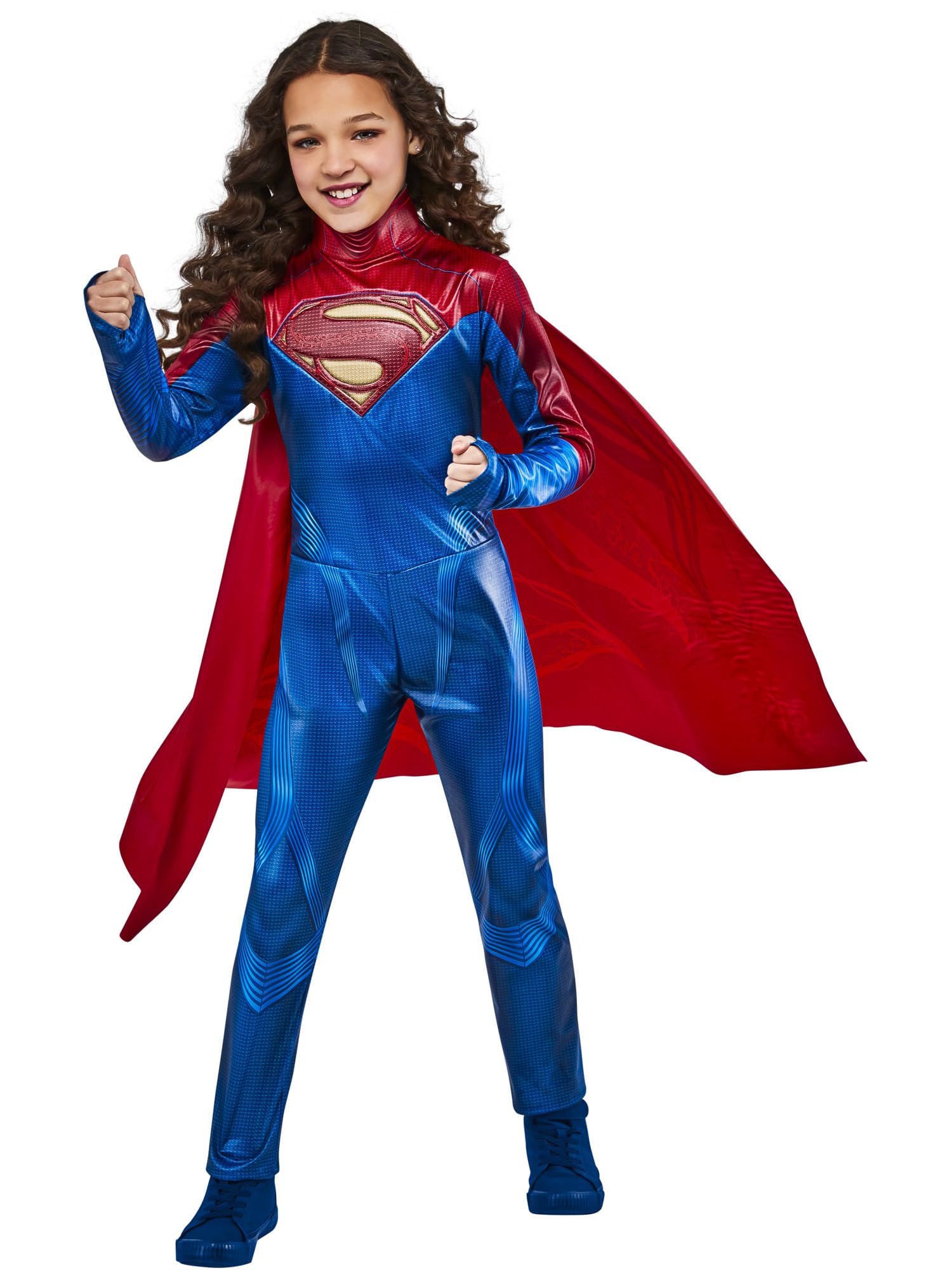 Rubies Official DC Comics Flash The Movie Supergirl Costume, Kids Fancy Dress