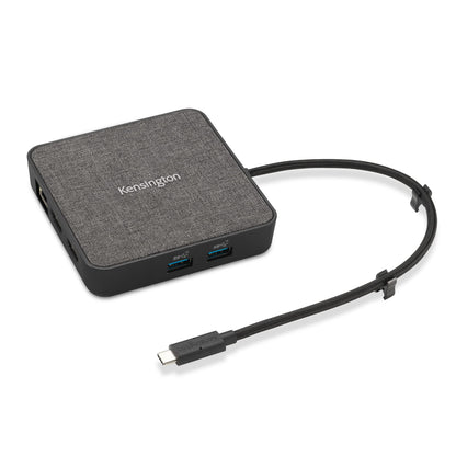 Kensington MD120U4 USB4 Docking Station, Dual Monitor 8K Portable Mobile Dock, Thunderbolt 3 & Thunderbolt 4 Dock, 100W Power Pass Through, 2 HDMI Ports, 2 USB-A Ports & USB-C Port (K32850WW