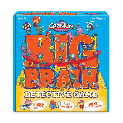 Funko Games Cranium Big Brain Game - Light Strategy Board Game For Children & Adults (Ages 10+) - 2-4 Players - Collectable Vinyl Figure - Gift Idea