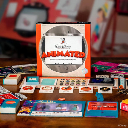 Funko Games Disney Animated Game | Ages 10+ | 2-4 Players | 20 Minutes Playing Time | Cooperative Gameplay | Family Games for Teens and Adults, Board Game for Game Night