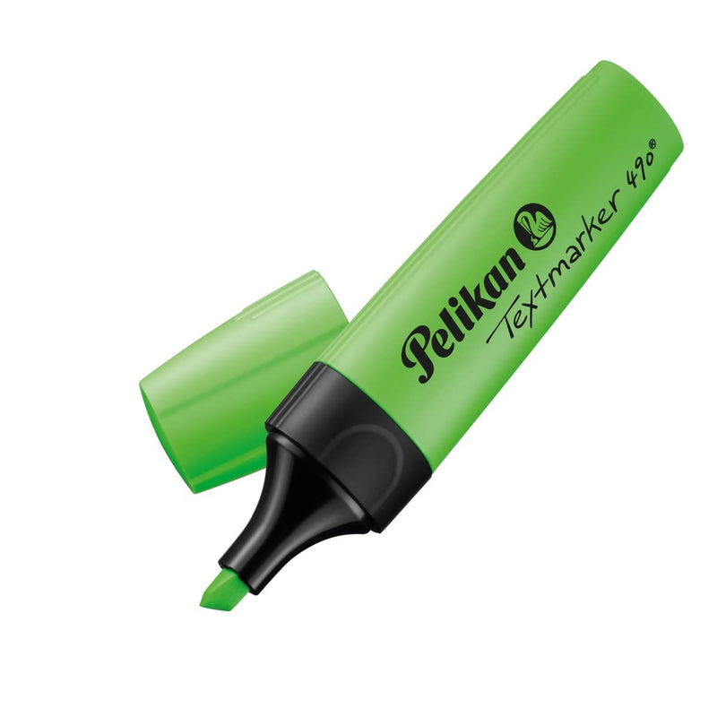 Pelikan 490 814096 Highlighters Pack of 10 Fluorescent Green