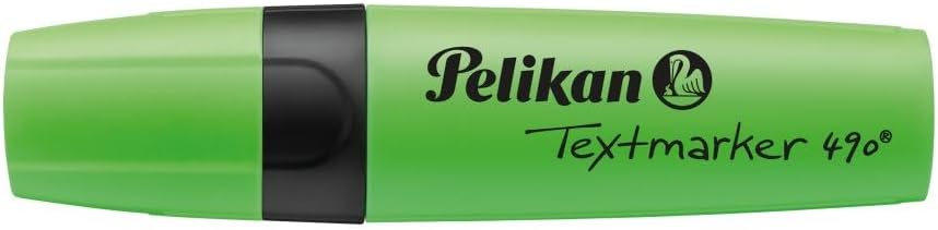 Pelikan 490 814096 Highlighters Pack of 10 Fluorescent Green