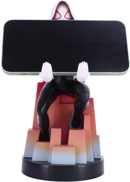 Cableguys - Marvel Ghost Spider Gaming Accessories Holder & Phone Holder for Most Controller (Xbox, Play Station, Nintendo Switch) & Phone