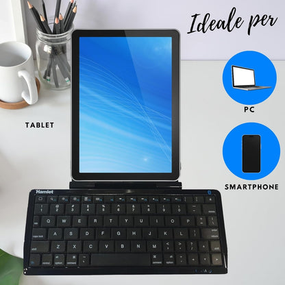 Hamlet XPADKK100BTMS Bluetooth Keyboard Bluetooth, Keyboard