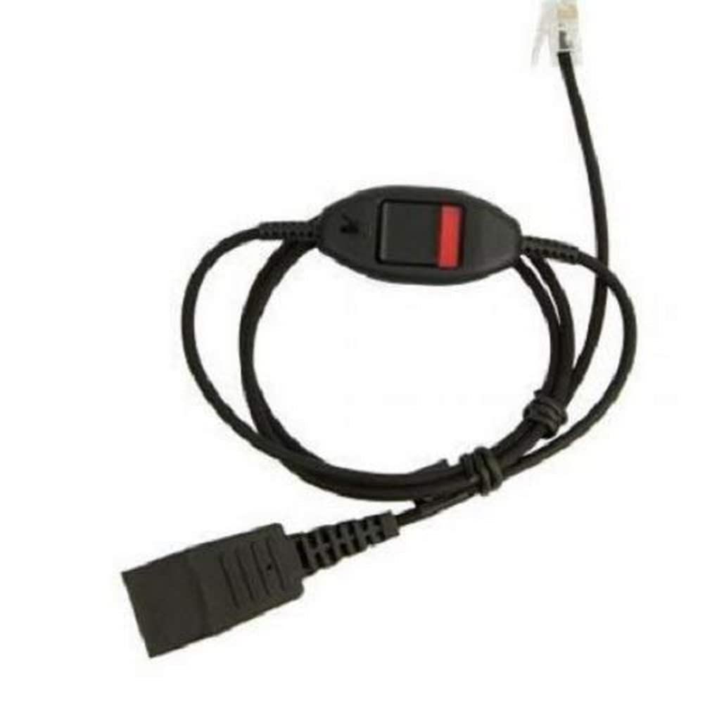 Jabra QD Cable to ¡RJ10, Spiral, 0,5-1 m, (German Import