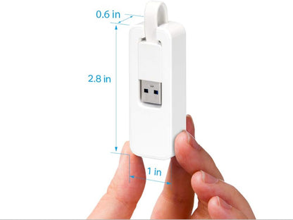 TP-Link UE200 USB 2.0 to Ethernet Adapter, USB 2.0 Port, RJ45 Port 10/100Mbps, Plug & Play, Compact and Portable Design, Fast and Stable Data Connection, Windows, MAC OS, Linux OS