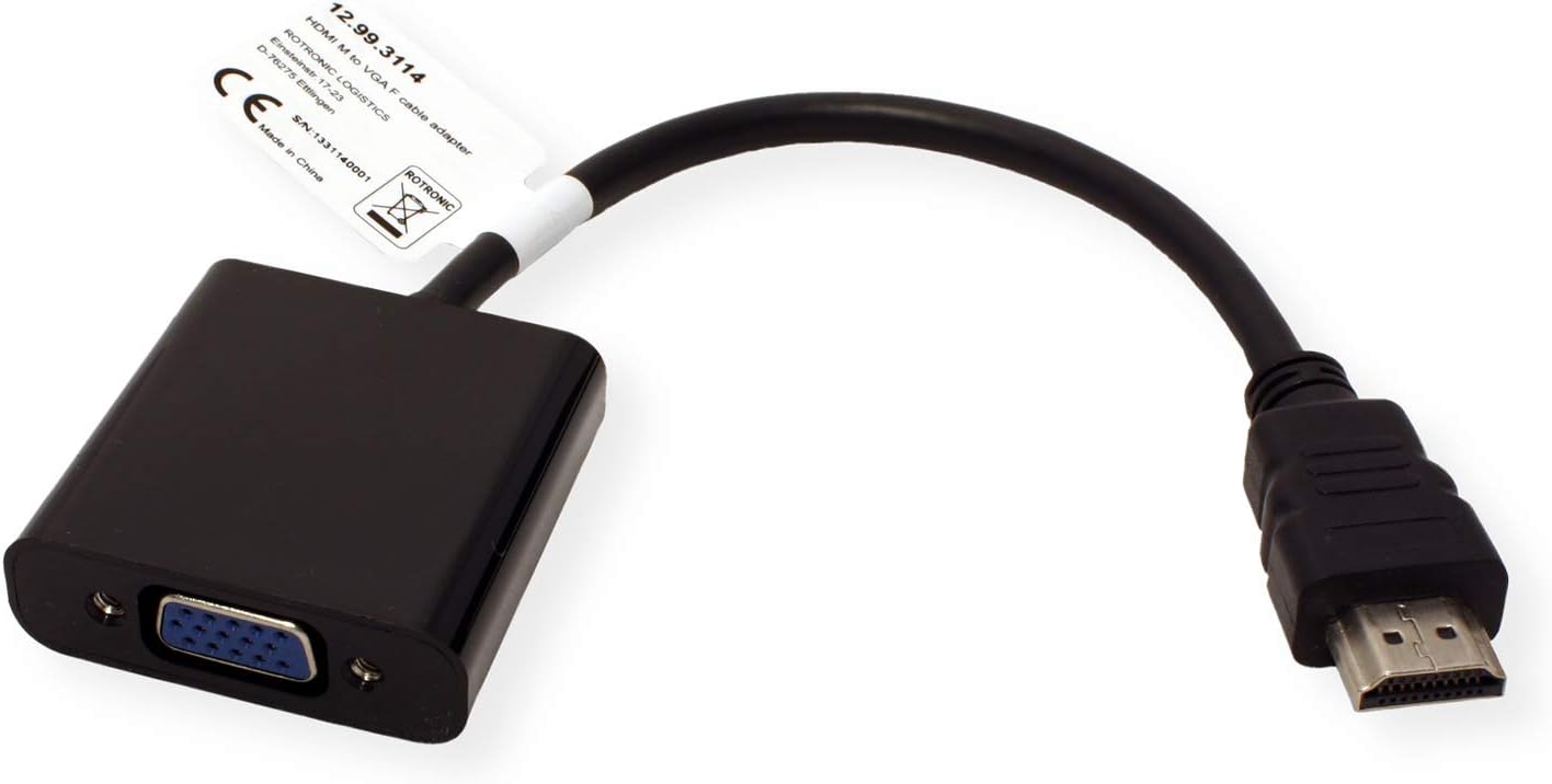 Value HDMI-VGA Adaptor, HDMI ST/BU VGA