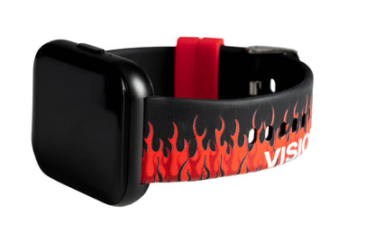 Celly Vision of Super Smartwatch with Strap - Black, Red Vossmartwatch