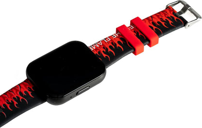 Celly Vision of Super Smartwatch with Strap - Black, Red Vossmartwatch