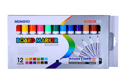 Mungyo Board Marker Set of 12 Assorted pens