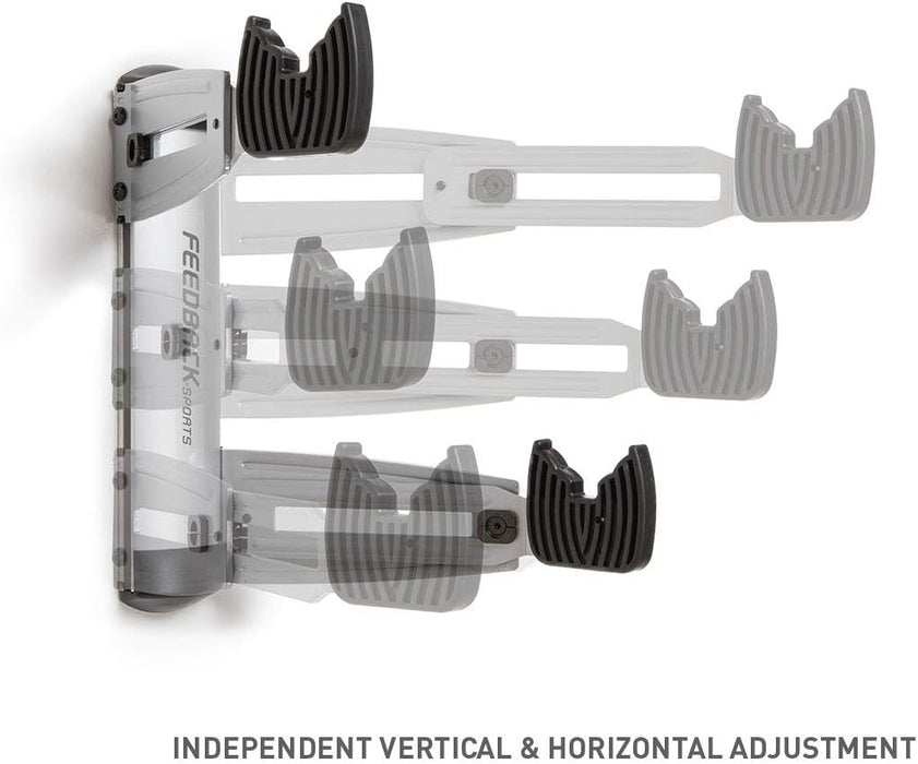 Feedback Sports Velo Wall 2D Bicycle Storage Rack STANDARD Silver