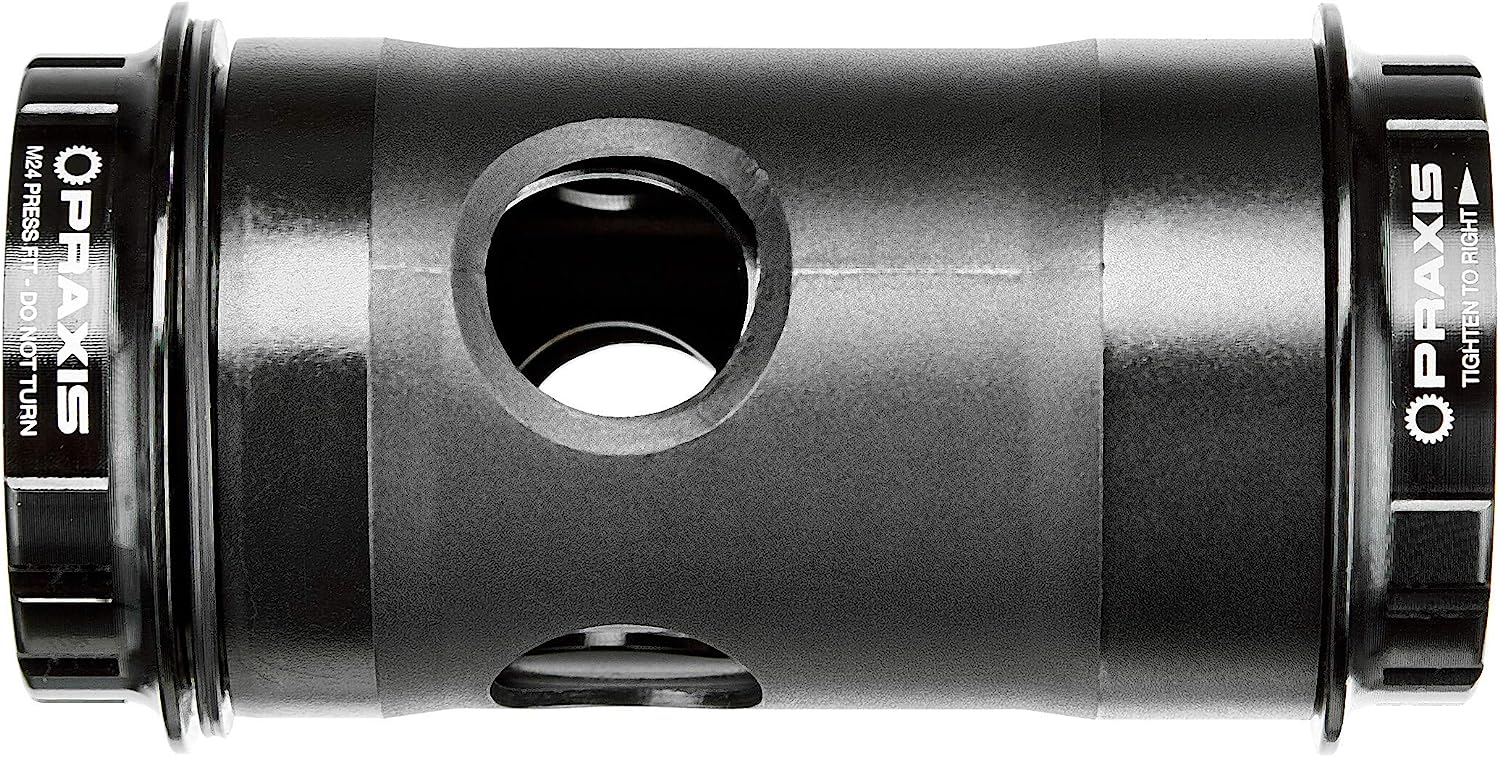 Praxis Black PEDALIER CONVERTER 73 mm MTB SRAM/ISIS2/GXP CONVBB30/PF30 R-Collet 73-3201R, Adults Unisex, Standard