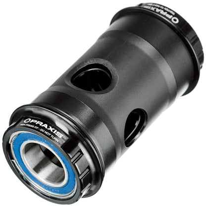 Praxis Black PEDALIER CONVERTER 73 mm MTB SRAM/ISIS2/GXP CONVBB30/PF30 R-Collet 73-3201R, Adults Unisex, Standard