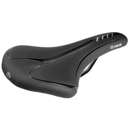 VELO Unisex Adult Fit Athlete BC Saddle For Bicycle L Black