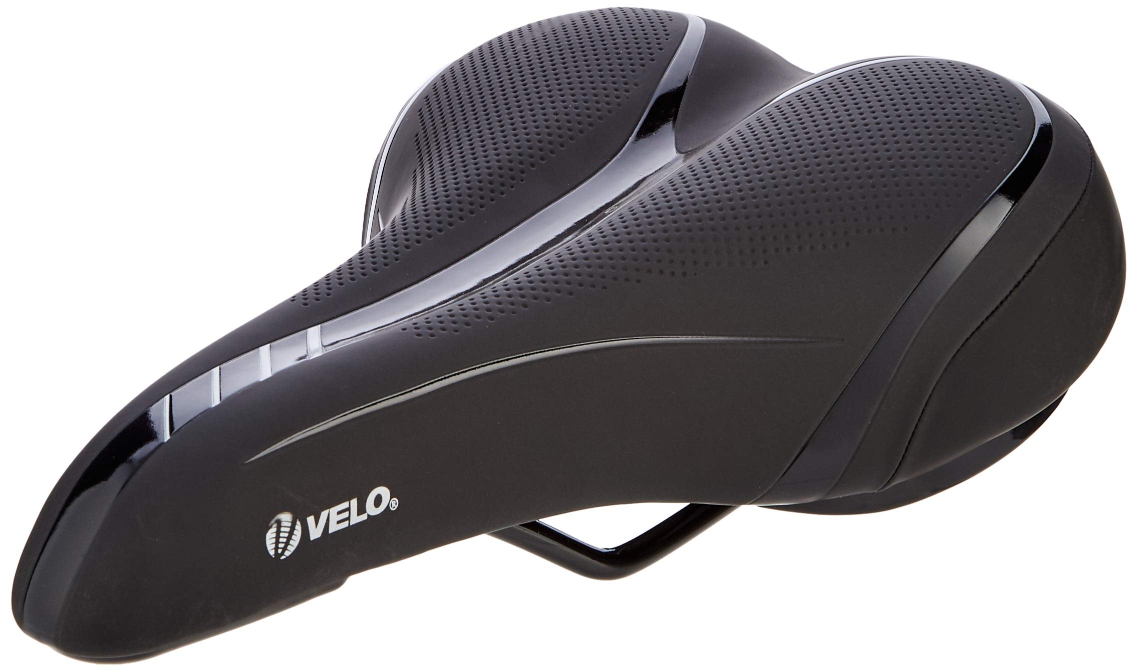 VELO Unisex Adult Fit Traveller Saddle For Bicycle XL Black