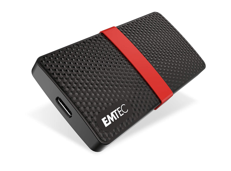 Emtec SSD 3.1 Gen1 x200 256GB Tragbar Schwarz