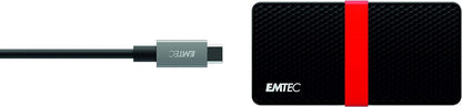 Emtec SSD 3.1 Gen1 x200 256GB Tragbar Schwarz