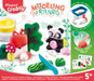 Maped - Set de Manualidades para Niños - Modeling Friends Creativo Adorables - A Partir de 5 Años - Panda y Zorro - Incluye 5 Botes de Masa Endurecedora, 1 Molde, 1 Cuchillo de Plástico y 1 Rotulador