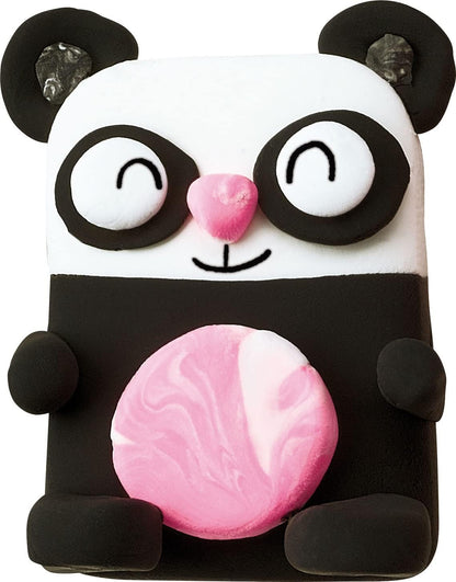 Maped - Set de Manualidades para Niños - Modeling Friends Creativo Adorables - A Partir de 5 Años - Panda y Zorro - Incluye 5 Botes de Masa Endurecedora, 1 Molde, 1 Cuchillo de Plástico y 1 Rotulador