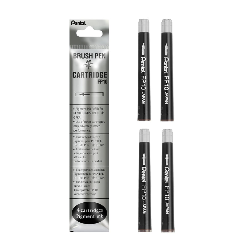 Pentel Nachfüllpatrone FP10-A für Pinselstift GFKP3-A