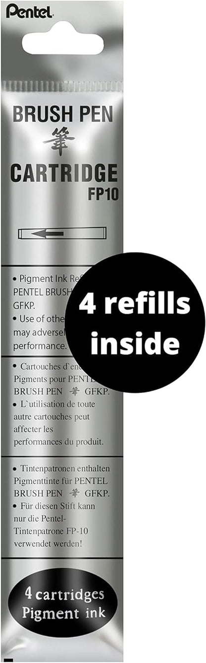 Pentel Nachfüllpatrone FP10-A für Pinselstift GFKP3-A