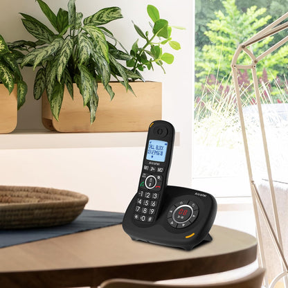 Alcatel XL595B Voice Duo Schnurlostelefon schwarz