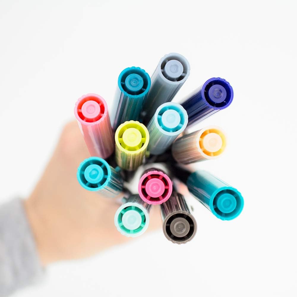 Tombow ABT-6P-5 ABT Dual Brush Pens - Vintage Colours (Pack of 6