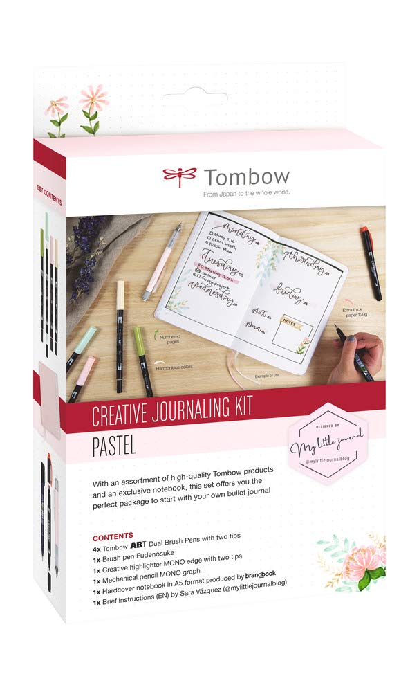 Tombow Schreibset Pastell farbsortiert