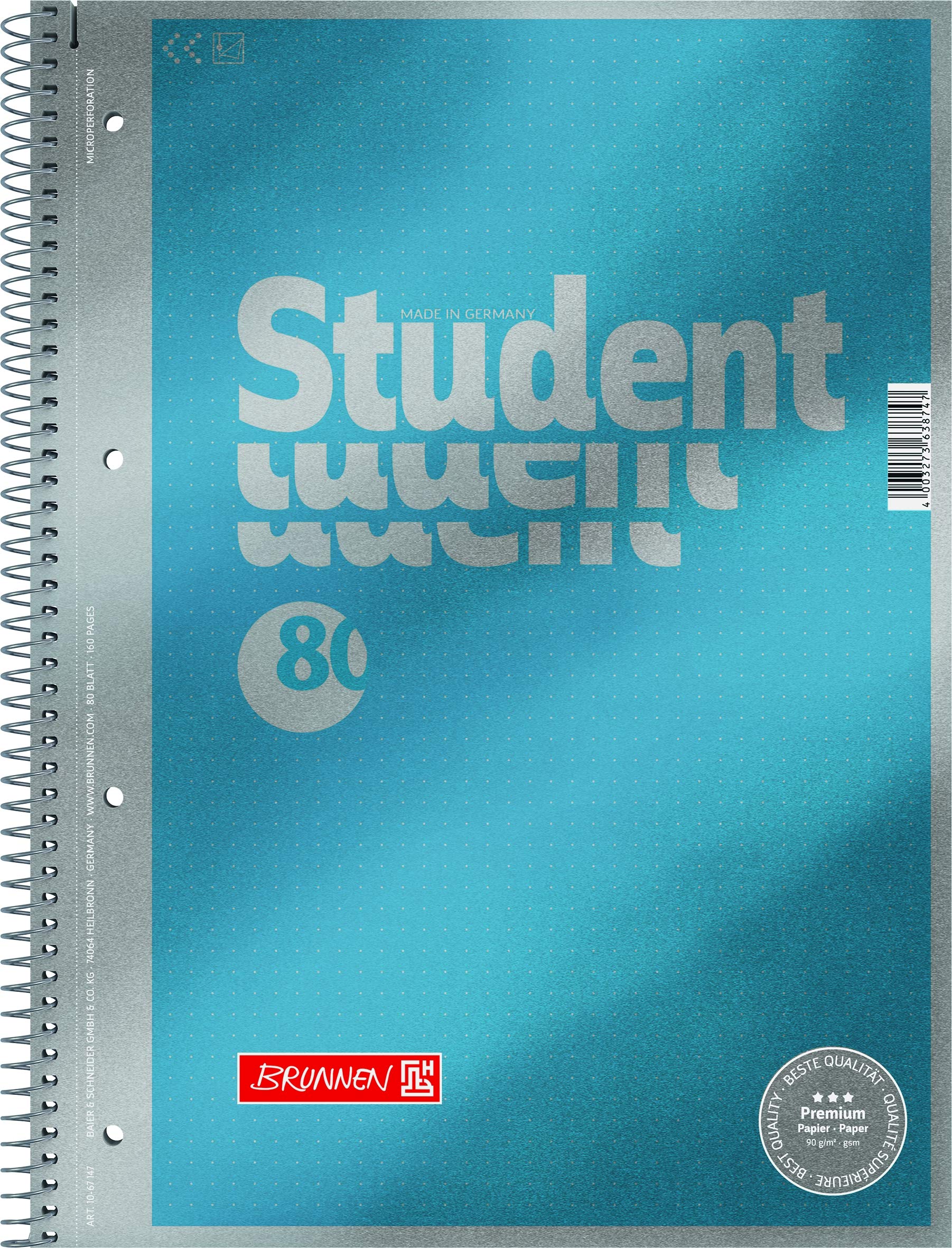 Brunnen 1067147 - Bloc de notas (1 unidad), color azul