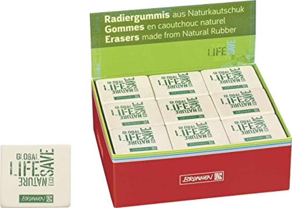 Baier & Schneider Eraser Eraser Nature Environmental Protection Rubber 40 x 10 x 35 mm