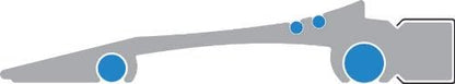 Wedo 50cm Aluminium Cutting Ruler - Silver
